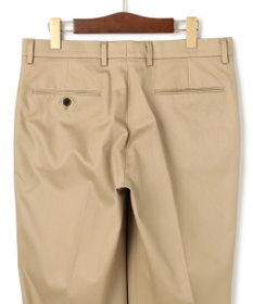 J.PRESS MEN 洗練されたシルエットと機能美【ストレッチ】トリコチン ステムテーパードパンツ