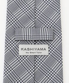 KASHIYAMA KASHIYAMAオリジナル【JAPAN MADE】グレンチェックネクタイ