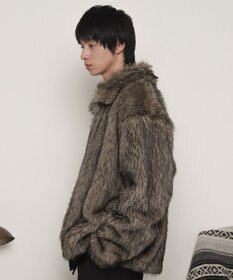 WEGO フェイクファーZIPブルゾン