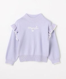 ANY KIDS 肩フリル しあわせタッチニット