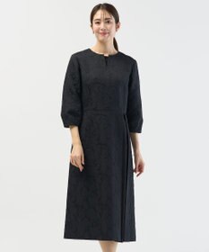 J.PRESS LADIES S ボタニカルジャガード ワンピース