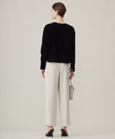 ICB L 【洗える】ライトダブルクロス ストレートパンツ