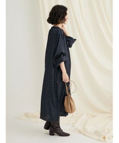 CRAFT STANDARD BOUTIQUE 柄ギャザーマキシワンピース