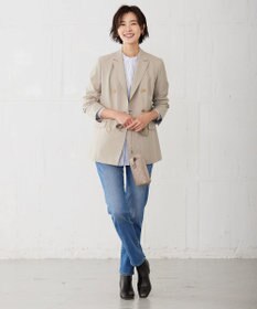 J.PRESS LADIES 【洗える】 BEZ VEGA ピンタック ストライプ ブラウス