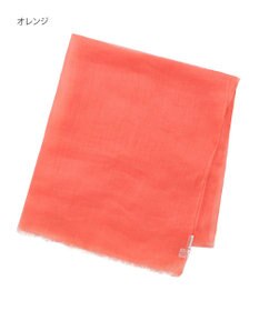 MOONBAT FURLA (フルラ) 無地ストール 麻 カシミヤ  180cm×85cm  手洗い可能