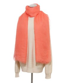 MOONBAT FURLA (フルラ) 無地ストール 麻 カシミヤ  180cm×85cm  手洗い可能