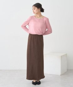 earth music&ecology クルーネックシアーテレコプルオーバー