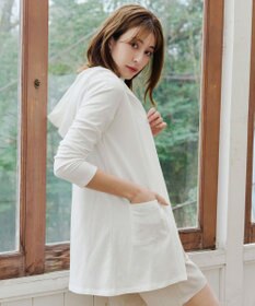 Tiaclasse 【小倉優子さん着用・UVケア・接触冷感】“やみつき”カットソーパーカーカーデ