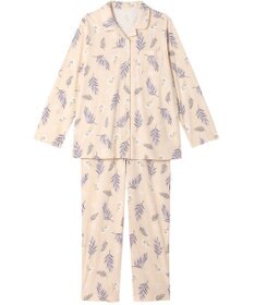 Wing パジャマ 長袖 長ズボン 綿100％ スムース素材 レディース EP5065 ウイング／ワコール