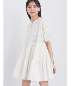 earth music&ecology 綿ローンティアードチュニック