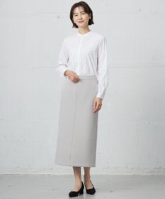 J.PRESS LADIES S 【洗える】ダンボールジャージー ナロー スカート