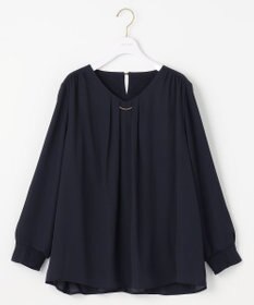 ANY SIS 【WEB限定】エニポカシリーズVネック ブラウス