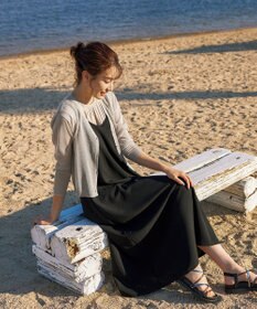 Tiaclasse シアーショートカーディガン