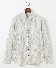 JOSEPH ABBOUD 【25SS・洗える】コンパクトジャージープリント シャツ