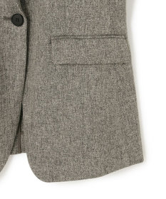 23区 【洗える】ウールライクカルゼ テーラード ジャケット