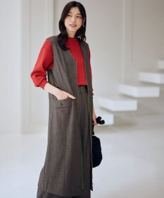 ANY 【2WAY/セットアップ可】ライトツイードジャンパースカート