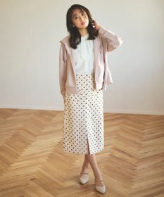 Feroux 【新色追加・洗える】パールポイントフラップ スカート