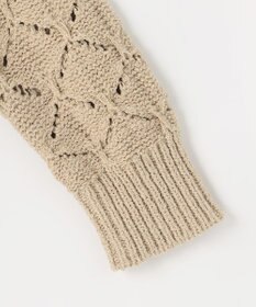 自由区 ジオメトリックモチーフ カーディガン