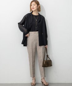 23区 S 【一部店舗限定/洗える】リネンライクジャカード セットアップ