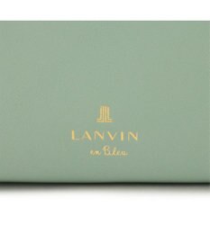 LANVIN en Bleu ペアル 二つ折Lファスナー財布