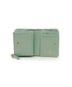 LANVIN en Bleu ペアル 二つ折Lファスナー財布