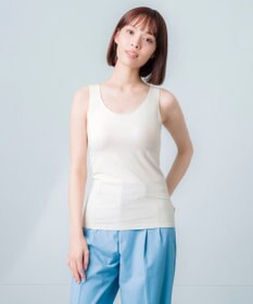 Wing カップ付きインナー あったか素材 ラク きれいなバストシルエット 【シンクロブラトップ】 ノースリーブ タンクトップ 秋 冬 ET1165 ウイング／ワコール