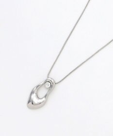 自由区 【カタログ掲載】カーブオーバル ネックレス シルバー