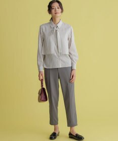 組曲 【WEB限定】ジョーゼットジャージーテーパード パンツ