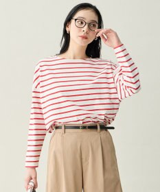 ANY L コクーンボーダープルオーバー