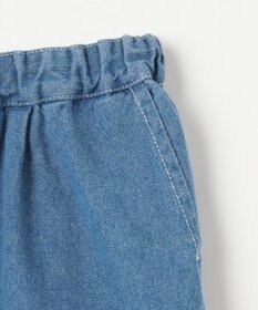 ANY KIDS スカラップ×刺繍デニムパンツ