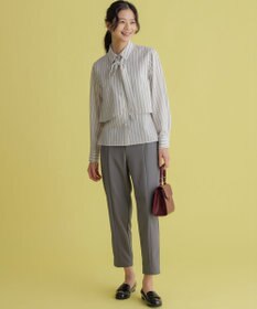 組曲 【WEB限定】ジョーゼットジャージーテーパード パンツ