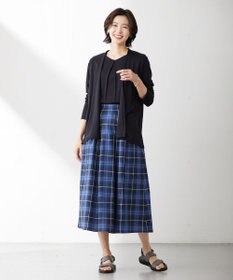 J.PRESS LADIES 【洗える】モデレートマドラス スカート