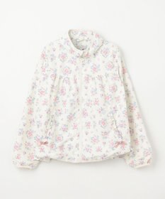 ANY KIDS 裾ペプラム 花柄 ブルゾン