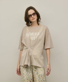 GRACE CONTINENTAL タックロゴTシャツ