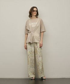 GRACE CONTINENTAL タックロゴTシャツ