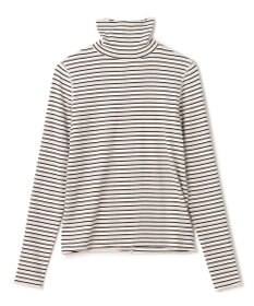 UNFILO 【暖かさ＆着心地の良さで大ヒット】コットンカシミヤ タートルネックカットソー