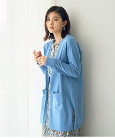 YECCA VECCA スリットミドル丈カーディガン