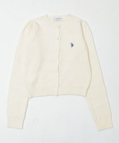 WEGO 【26年春新作】別注USPOLOケーブルニットカーデ