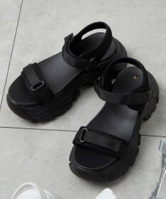 WEGO 【S～XLサイズ】厚底ダッドスポーツサンダル