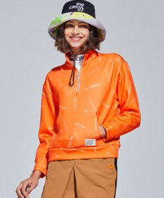 PW CIRCULUS 【 伸縮性あり 】【WOMEN】 LOGO ハーフジッププルオーバー