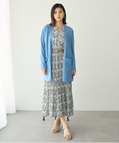 YECCA VECCA スリットミドル丈カーディガン