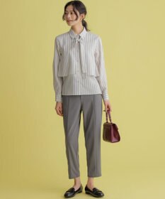 組曲 【WEB限定】ジョーゼットジャージーテーパード パンツ