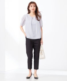 ANY SIS 【吸水速乾・UVケア・接触冷感】コンフォートジャージー ブラウス