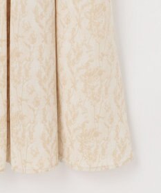 Feroux 【洗える】フラワープリントドロスト ワンピース