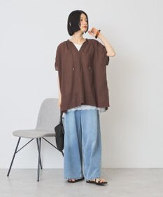 AMERICAN HOLIC フレンチスリーブスキッパーブラウス
