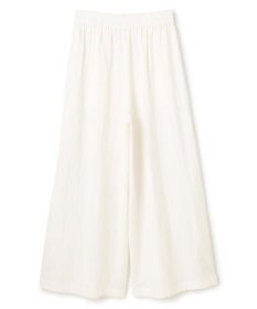 uncrave コットンリネンボイル ワイドパンツ