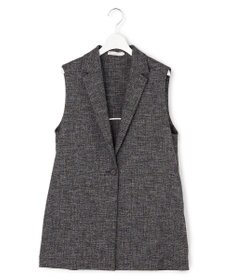 ICB L ミックスブッチャー バックスリットジレ