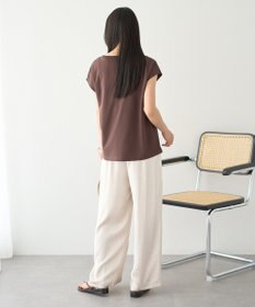 earth music&ecology 【遮熱・接触冷感・UVカット】フレンチスリーブTシャツ