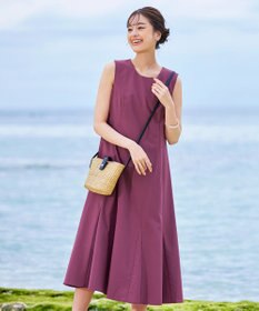 Tiaclasse L 【洗える】裾フレアAラインワンピース