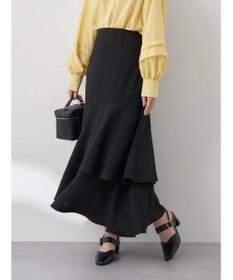 earth music&ecology アシンメトリーイレヘムスカート